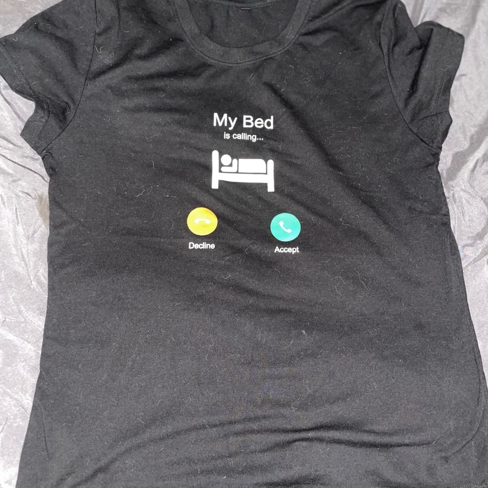 Black logo t shirt